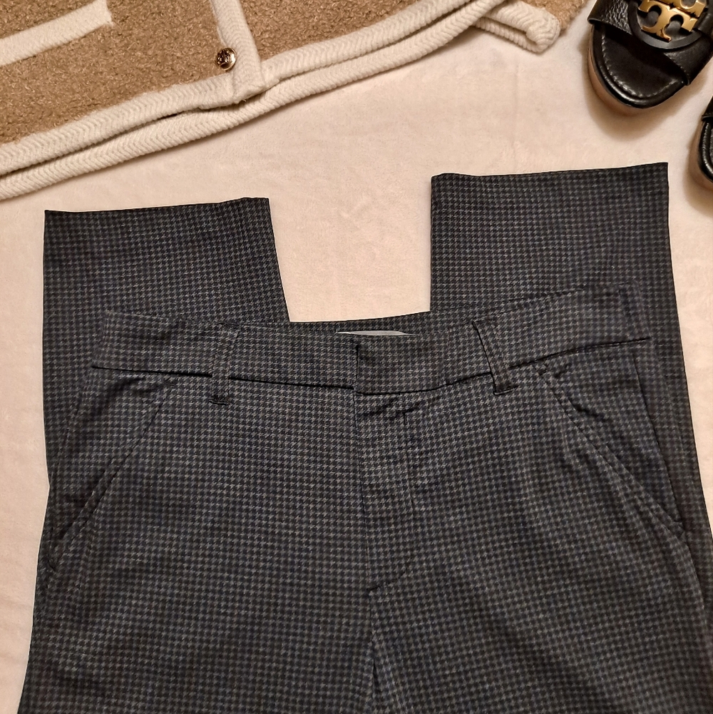 Wit & Wisdom Black & Charcoal Gray Checkered Trousers